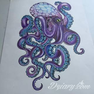 Tatuaż nie tylko dla miłośników morza i marynistyki. Ośmiornice na tatuażach przyjmują nadzwyczaj fantazyjne kształty, które zaskakują różnorodnością, a swoimi mackami ciekawie oplatają poszczególne fragmenty ludzkiego ciała. 