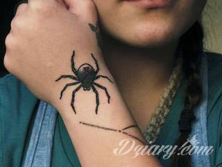 Tatuaże pająki