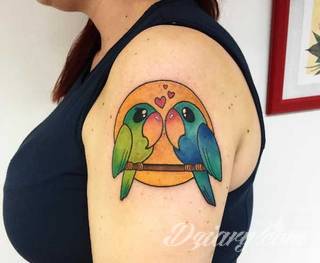 Tatuaże papuga