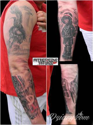 Modne tatuaże patriotyczne nawiązujące do chlubnej historii, wydarzeń z przeszłości czy podkreślające siłę i potencjał Polski. Nowoczesna forma podkreślenia swojego niesłabnącego patriotyzmu - coraz lepiej dostosowana formatami do obu płci. 