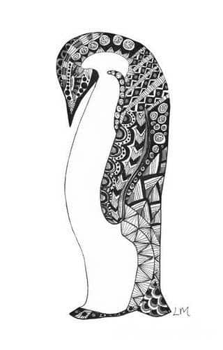 Pingwin na skórze to tatuaż dla osób z dystansem, lekkim przymrużeniem oka. Mało popularne rozwiązanie - zwraca uwagę indywidualizmem i swobodą. Pingwiny na tatuażach to raczej niewielkie rysunki skórne, które nie są nadmiernie wyeksponowane, a stanowią drobną ozdobę na ciele. 