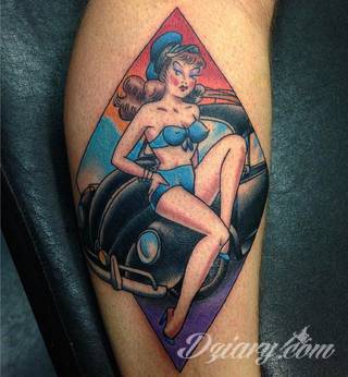 Tatuaże pinup