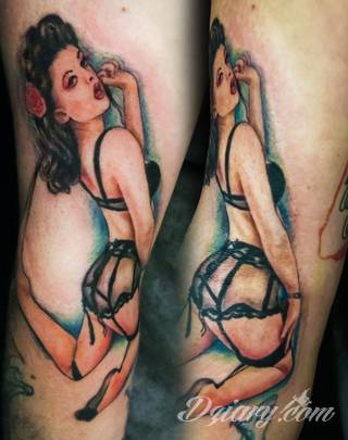 Tatuaże pinup