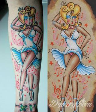 Tatuaże pinup
