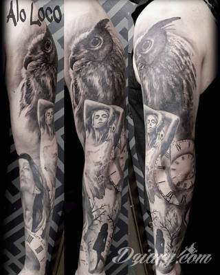 Niesamowite w swojej formie tatuaże-rękawy zajmują cała powierzchnię ramiona i przedramiona. Tworzą jednolitą zdobiącą ciało całość. Taki graficzny rękaw na skórze to tatuaż szczególnie ciekawy w przypadku aktywnych, silnych mężczyzn. 