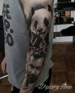 Niesamowite w swojej formie tatuaże-rękawy zajmują cała powierzchnię ramiona i przedramiona. Tworzą jednolitą zdobiącą ciało całość. Taki graficzny rękaw na skórze to tatuaż szczególnie ciekawy w przypadku aktywnych, silnych mężczyzn. 