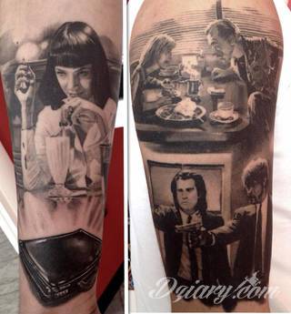 Niesamowite w swojej formie tatuaże-rękawy zajmują cała powierzchnię ramiona i przedramiona. Tworzą jednolitą zdobiącą ciało całość. Taki graficzny rękaw na skórze to tatuaż szczególnie ciekawy w przypadku aktywnych, silnych mężczyzn. 