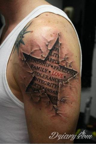 Niesamowite w swojej formie tatuaże-rękawy zajmują cała powierzchnię ramiona i przedramiona. Tworzą jednolitą zdobiącą ciało całość. Taki graficzny rękaw na skórze to tatuaż szczególnie ciekawy w przypadku aktywnych, silnych mężczyzn. 