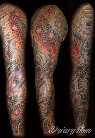 Niesamowite w swojej formie tatuaże-rękawy zajmują cała powierzchnię ramiona i przedramiona. Tworzą jednolitą zdobiącą ciało całość. Taki graficzny rękaw na skórze to tatuaż szczególnie ciekawy w przypadku aktywnych, silnych mężczyzn. 