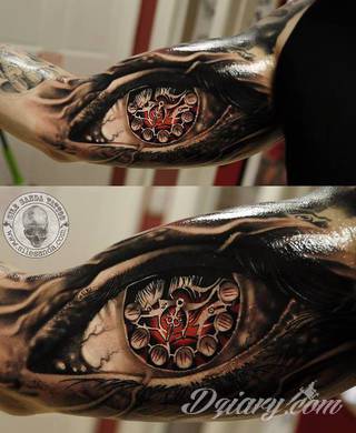 Niesamowite w swojej formie tatuaże-rękawy zajmują cała powierzchnię ramiona i przedramiona. Tworzą jednolitą zdobiącą ciało całość. Taki graficzny rękaw na skórze to tatuaż szczególnie ciekawy w przypadku aktywnych, silnych mężczyzn. 