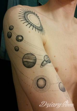 Niesamowite w swojej formie tatuaże-rękawy zajmują cała powierzchnię ramiona i przedramiona. Tworzą jednolitą zdobiącą ciało całość. Taki graficzny rękaw na skórze to tatuaż szczególnie ciekawy w przypadku aktywnych, silnych mężczyzn. 