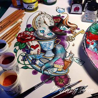 Niesamowite w swojej formie tatuaże-rękawy zajmują cała powierzchnię ramiona i przedramiona. Tworzą jednolitą zdobiącą ciało całość. Taki graficzny rękaw na skórze to tatuaż szczególnie ciekawy w przypadku aktywnych, silnych mężczyzn. 