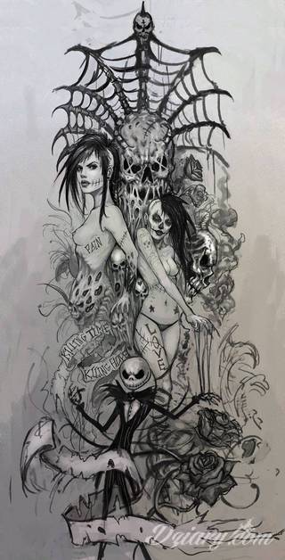 Niesamowite w swojej formie tatuaże-rękawy zajmują cała powierzchnię ramiona i przedramiona. Tworzą jednolitą zdobiącą ciało całość. Taki graficzny rękaw na skórze to tatuaż szczególnie ciekawy w przypadku aktywnych, silnych mężczyzn. 