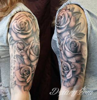 Niesamowite w swojej formie tatuaże-rękawy zajmują cała powierzchnię ramiona i przedramiona. Tworzą jednolitą zdobiącą ciało całość. Taki graficzny rękaw na skórze to tatuaż szczególnie ciekawy w przypadku aktywnych, silnych mężczyzn. 