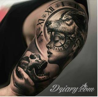 Niesamowite w swojej formie tatuaże-rękawy zajmują cała powierzchnię ramiona i przedramiona. Tworzą jednolitą zdobiącą ciało całość. Taki graficzny rękaw na skórze to tatuaż szczególnie ciekawy w przypadku aktywnych, silnych mężczyzn. 