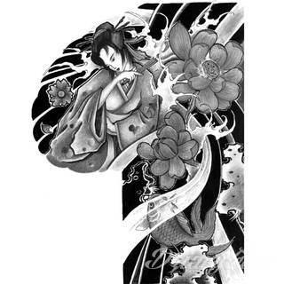 Niesamowite w swojej formie tatuaże-rękawy zajmują cała powierzchnię ramiona i przedramiona. Tworzą jednolitą zdobiącą ciało całość. Taki graficzny rękaw na skórze to tatuaż szczególnie ciekawy w przypadku aktywnych, silnych mężczyzn. 