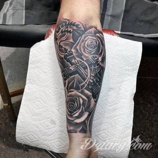 Tatuaże różaniec