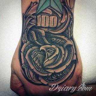 Jeden z najpopularniejszych formatów graficznych na tatuaże. Róża, kwiat o wyjątkowej symbolice, to grafika o szczególnej kolorystyce na ciele. Królowa kwiatów - za którą uważana jest róża - to ciekawie skomponowane wymiary rysunków: niewielkie jak i komponowane np. z czaszką. 