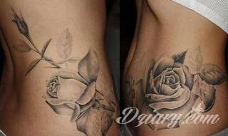 Jeden z najpopularniejszych formatów graficznych na tatuaże. Róża, kwiat o wyjątkowej symbolice, to grafika o szczególnej kolorystyce na ciele. Królowa kwiatów - za którą uważana jest róża - to ciekawie skomponowane wymiary rysunków: niewielkie jak i komponowane np. z czaszką. 