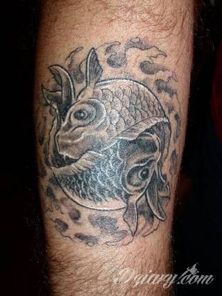 Tatuaże z rybą koi to symbolika dążenia - wytrwałego kierowania się w określoną stronę za wszelką cenę i niezależnie od okoliczności. Rysunki z rybą Koi to jednak również ogromna mnogość barw; tworzony w ten sposób karp staje się prawdziwie fantazyjną grafiką na ciele. 