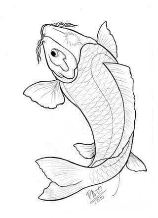 Tatuaże z rybą koi to symbolika dążenia - wytrwałego kierowania się w określoną stronę za wszelką cenę i niezależnie od okoliczności. Rysunki z rybą Koi to jednak również ogromna mnogość barw; tworzony w ten sposób karp staje się prawdziwie fantazyjną grafiką na ciele. 