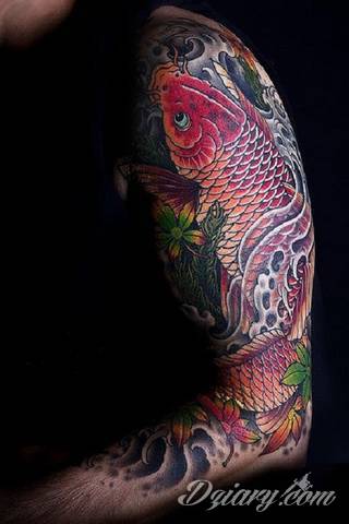 Tatuaże z rybą koi to symbolika dążenia - wytrwałego kierowania się w określoną stronę za wszelką cenę i niezależnie od okoliczności. Rysunki z rybą Koi to jednak również ogromna mnogość barw; tworzony w ten sposób karp staje się prawdziwie fantazyjną grafiką na ciele. 