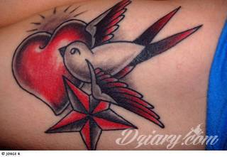 Motyw serca na tatuażu to ogromna różnorodność. Serce przybiera bowiem formę fantazyjną jak i naturalistyczną - jest zarówno symbolem jak wytatuowanym na skórze organem. Tatuaże z sercem świetnie sprawdzają się też jako tło to grafik romantycznych i podkreślający związek dwóch osób. 