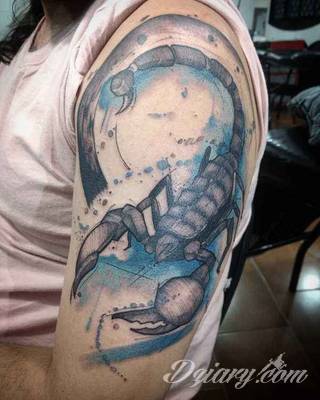 Tatuaże ze skorpionami są drapieżne, groźne, wizualnie niepokojące. Podkreślają mocne, męskie ciało, choć coraz chętniej z motywów skropiona korzystają również kobiety. Tatuaże zwracają uwagę bogatą kolekcją motywów - skorpion przybiera na nich różnorodną formę. 