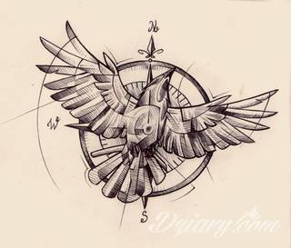 Klasyka światowego tatuażu - skrzydła, które unoszą właściciela gdzieś poza prozę życia. Rysunki na ciele ze skrzydłami w centrum nie oznaczają jedynie dużych formatów. To również niewielkie symbole skryte często gdzieś w miejscach na codzień ukrytych. 