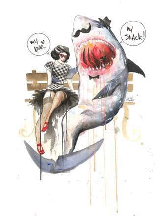 Akwarelowe tatuaże watercolor stanowią intrygujące połączenie unikatowych wzorów i rozbudowanej kolorystyki. Kreska jest w nich rozmyta; tworzą intrygujący efekt graficzny farby swobodnie przelewanej na skórze. 