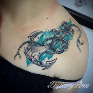 Akwarelowe tatuaże watercolor stanowią intrygujące połączenie unikatowych wzorów i rozbudowanej kolorystyki. Kreska jest w nich rozmyta; tworzą intrygujący efekt graficzny farby swobodnie przelewanej na skórze. 