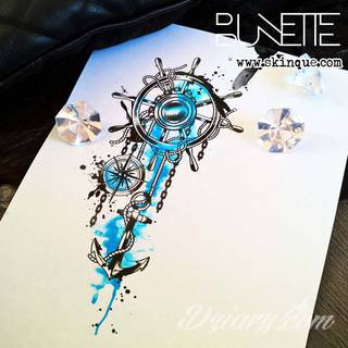 Akwarelowe tatuaże watercolor stanowią intrygujące połączenie unikatowych wzorów i rozbudowanej kolorystyki. Kreska jest w nich rozmyta; tworzą intrygujący efekt graficzny farby swobodnie przelewanej na skórze. 