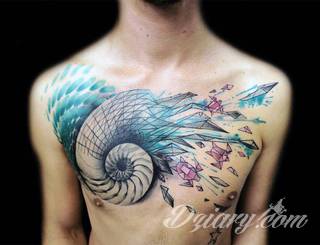 Akwarelowe tatuaże watercolor stanowią intrygujące połączenie unikatowych wzorów i rozbudowanej kolorystyki. Kreska jest w nich rozmyta; tworzą intrygujący efekt graficzny farby swobodnie przelewanej na skórze. 