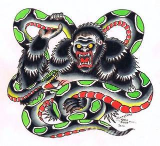 Oplatające ciało węże od lat należą do jednego z najciekawszych motywów tatuaży. Grafiki na ciele prezentujące wijące się węże dają ogromne możliwości wizualne. Stanowią wyjątkowo spójną całość z ciałem. 