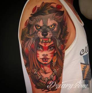 Wilk na tatuażu kojarzy się z niebezpieczeństwem. Starannie nakreślony pysk drapieżników, na ciele staje się konkretnym symbolem. Duże możliwości daje zastosowanie wilczych tatuaży na różnych fragmentach ciała. 