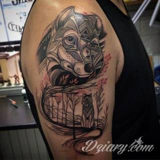 Wilk na tatuażu kojarzy się z niebezpieczeństwem. Starannie nakreślony pysk drapieżników, na ciele staje się konkretnym symbolem. Duże możliwości daje zastosowanie wilczych tatuaży na różnych fragmentach ciała. 