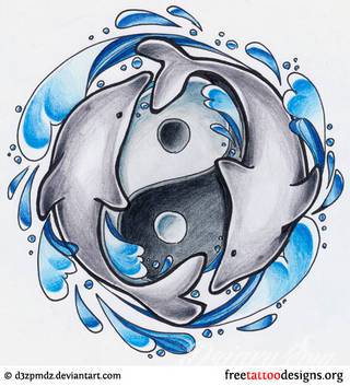 Yin Yang jest namacalnym symbolem równowagi; na ciele podkreśla idealny balans pomiędzy codziennymi siłami dobra i zła. Filozoficzny wymiar tatuaży yin yang może nabierać jednak również humorystycznego charakteru. 