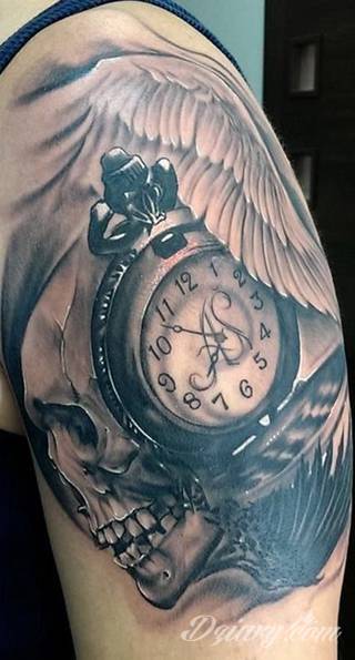 Tatuaże zegar