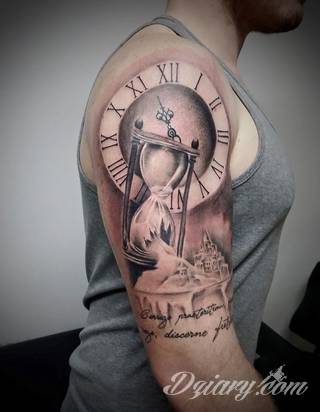 Tatuaże zegar