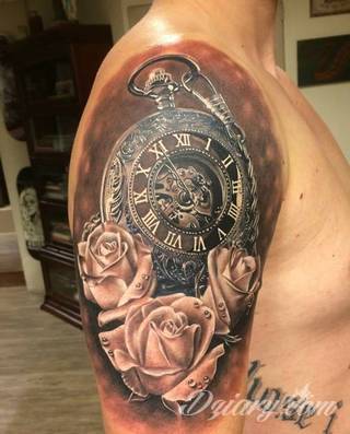 Tatuaże zegar