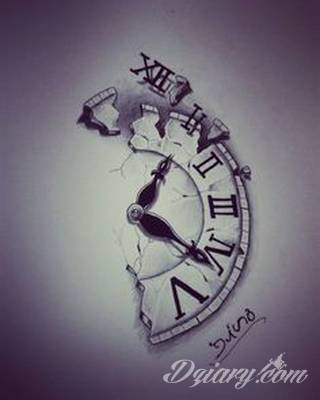 Tatuaże zegar