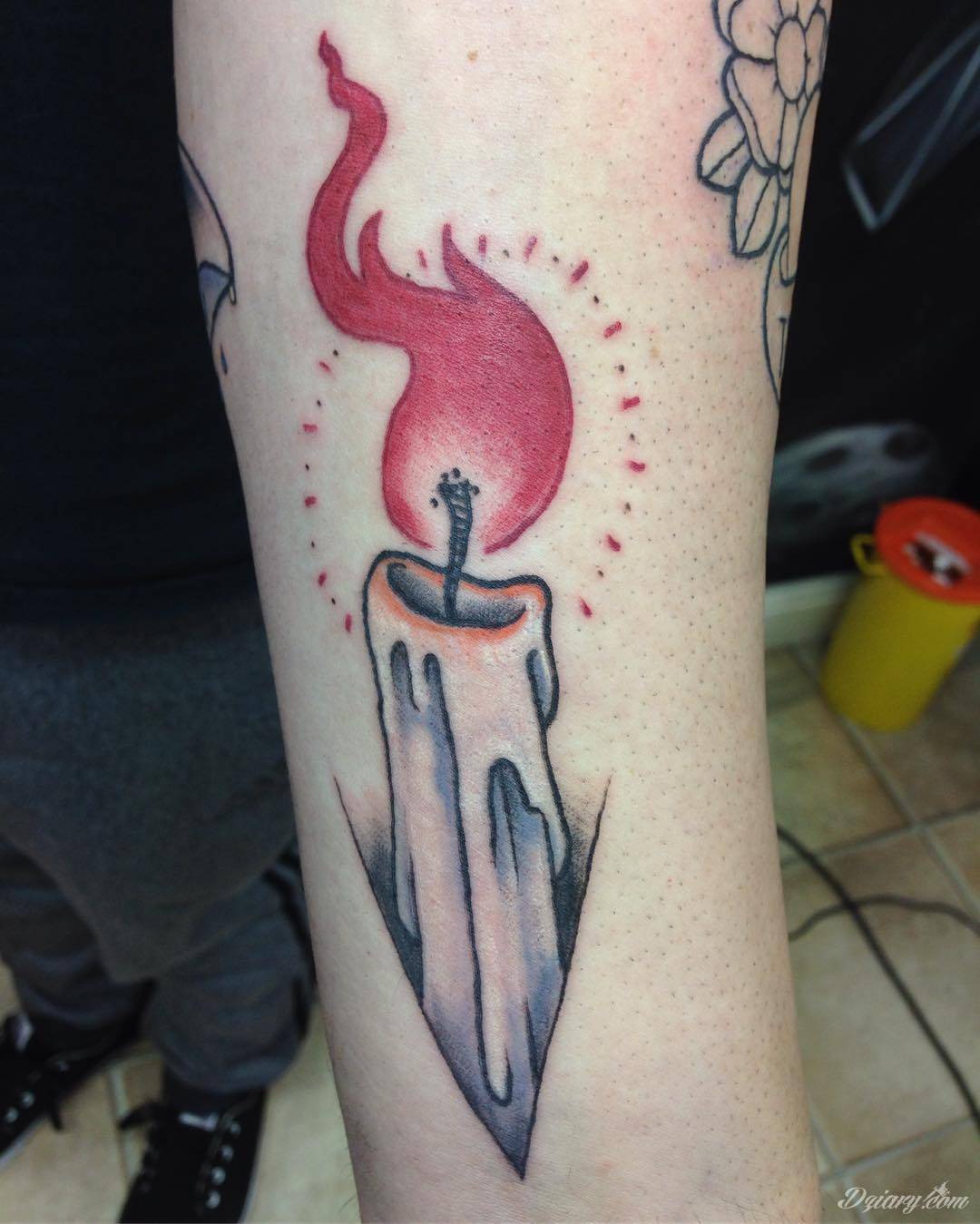 Tatuaż ogień