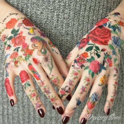 Tatuaż Bardzo kolorowe tatuaże...