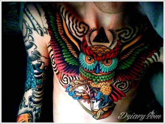 Tatuaż Bardzo kolorowy tatuaż...