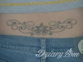 Tatuaż Gwiazdy na plecach