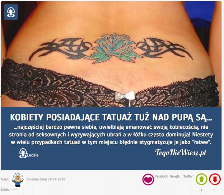 Tatuaż Kobiety posiadające tatuaż...