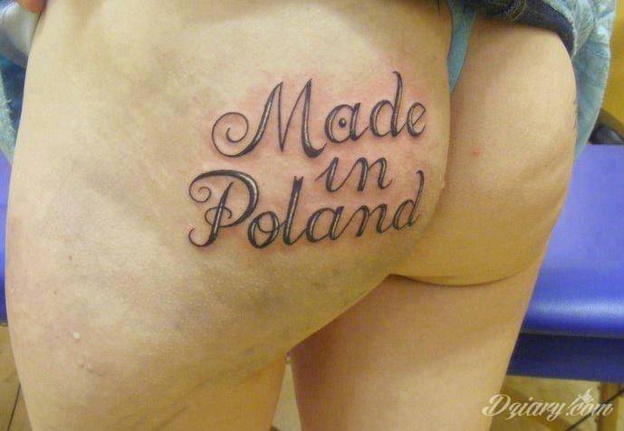 Tatuaż "Made in Poland"