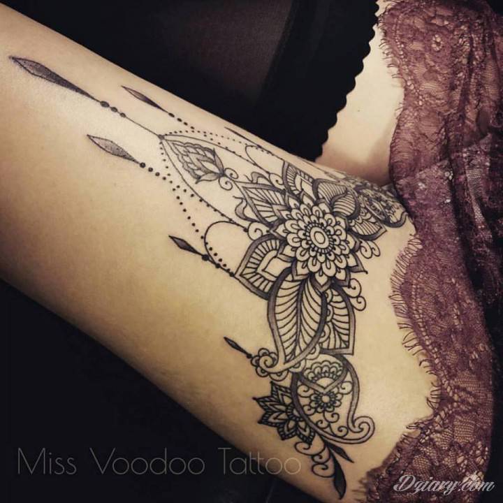Tatuaż Miss voodoo tattoo