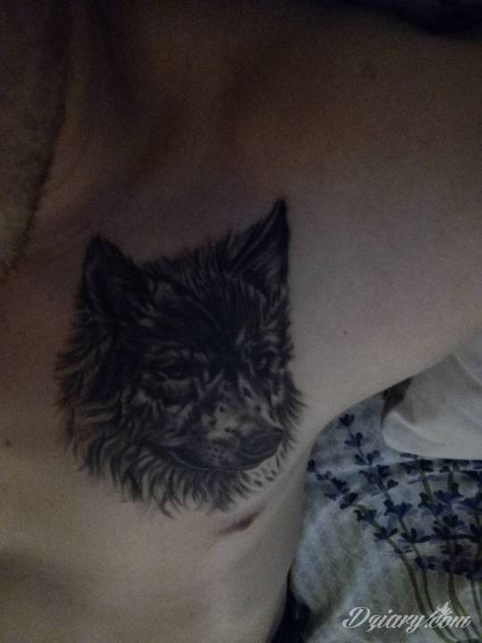 Tatuaż Mój wilczek a...