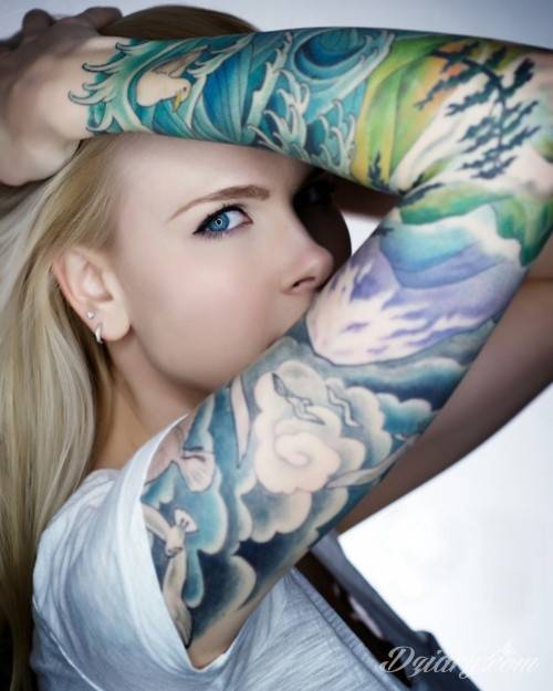 Tatuaż Piękny kolorowy tatuaż...